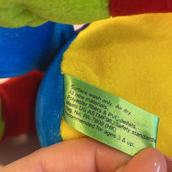 Yottoy Velveteen Monkey Soft Toy Colour Block Toy Excellent Used Condition 10” - Picture 8 of 8